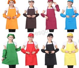 Pocket Craft Cooking Horneing delantales Hogar de arte para adultos Colors de color sólido Delantador de cocina COMINACIÓN BH2950 TQQ6425569