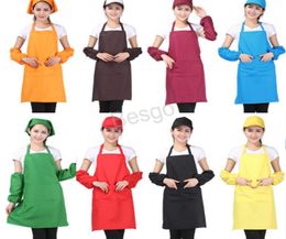 Pocket Craft Cooking Horneing delantales Hogares de arte para adultos Colors de color sólido Delantador de cocina COMINACIÓN BH2950 TQQ7441096