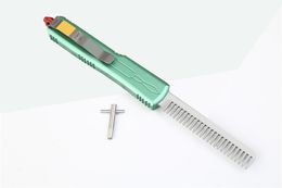Pocket EDC Tactical Beard Comb Ut Knife D2 Blade Aviation Aluminium HandlePrecise CNC Process Custom Tools US Style UTX85