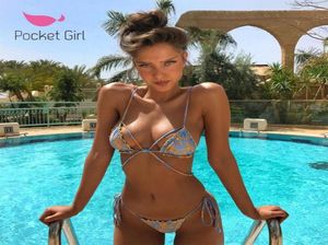 Pocket Girl 2020 Vrouwen Bh Badpak Dames Bikini Bandage Bikini Set Badmode Beachwear Micro Bikini Femmes Maillot de6628084