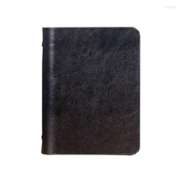 Poche cahier à feuilles mobiles couverture en cuir journal d'affaires mémos planificateur bloc-notes carnet de notes Agenda organisateur cadeaux