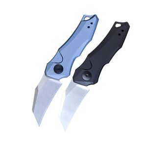 Mini couteau de poche Kes 7350 Stonewash CPM154 lame simple action tactique sauvetage couteaux de poche chasse pêche EDC outil de survie