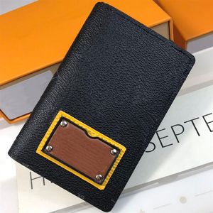 Pocket Organizer hoogwaardige damiergrafiet canvas portemonnee kaarthouder mannen dag cluch ontwerper wallets creditcards slots cover223f