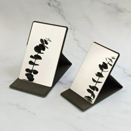 Zak rechthoek make-up vouwspiegels ultradunne opvouwbare make-up spiegel gepersonaliseerde draagbare compacte cosmetische spiegel