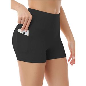 Poche trois parties de yoga shorts pantalons d'été slim hauts shorts de fitness sportifs entraîne le leggings de gym