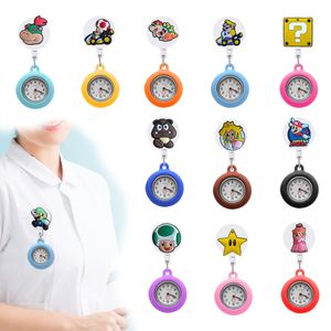 Pocket Watch Chain Super Mary 57 Clip Montres infirmières pour les femmes et les hommes Hôpital médical Fob Calloge des cadeaux Accessoires Drop Deliv Otxih
