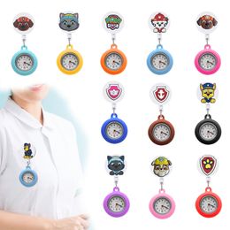 Pocket Watch -horlogeketen Wang Team 33 Clip Watches op revers FOB Patroon Design Nurse Sile Broche Medical met tweedehands drop levering otht8