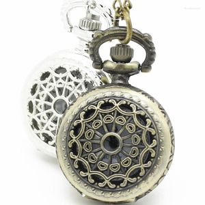 Montres de poche (10 pièces/lot) Style victorien toile d'araignée Vintage Punk montre collier chaîne pendentif fête cadeau gratuit