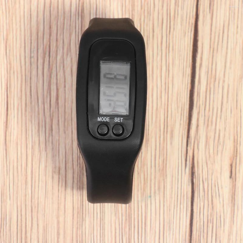 Pocket Watches Calory Monitor Titta på multifunktionell sport pedomometer armbandsurarmband för män