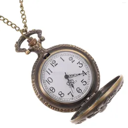 Montres de poche montre de noël classique père noël Vintage Quartz homme dames Antique cadeau