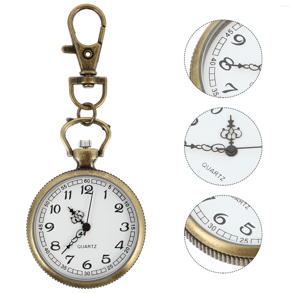 Montres de poche Clip Montre Soins Infirmiers Cadeaux Infirmières Portable Relojes De Hombre Forme Examen Soins Fob