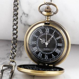 Montres de poche exquises, Antique, Simple, numérique, à Quartz, Vintage, Steampunk, chaîne, horloge, collier pour hommes et femmes, bijoux