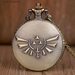 Pocket Montres Anime Clock Pocket Vintage Pendant Clock Fans Cosplay Toys Gift For Boys Girls Kids 2022 Y240410