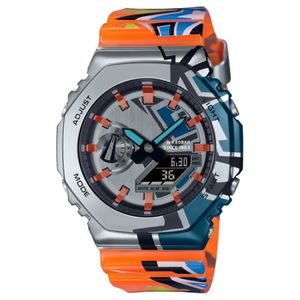 Zakhorloges Mode Full-featured horloges LED Dual Display Heren Dames Casual Sport Eiken Elektronisch Analoog Digitaal Dames Waterdicht Klok