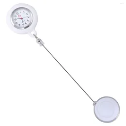 Montres de poche Fob montre rétractable seconde main infirmières pince numérique revers Portable médecins femmes