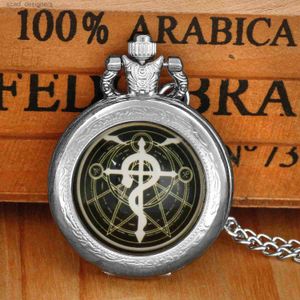 Relojes de bolsillo griego sagrado geométrico cubo cuarzo de bolsillo mujer collar de plata colgante colgante redonde dial accesorios de regalo Y240410