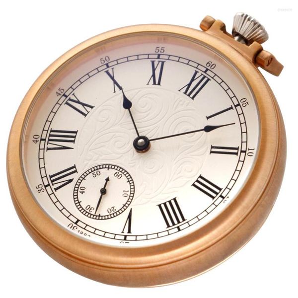 Montres de poche montre de luxe en or Antique mécanique vent résistance à l'eau plein acier Fob cadeau de Collection d'anniversaire de noël