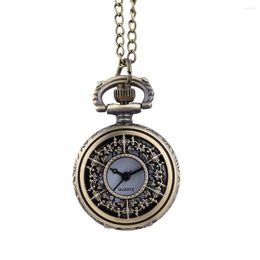 Montres de poche Vintage Nostalgic Watch Fob Men and Women Couple Retro Quartz Hanging Table Commémorative