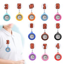 Montres de poche Orange Numéro 11 Clip Modèle Design Nurse Watch Accessoires Branche Broche Broche Pin avec avec stethoscope d'occasion Lap otnyv
