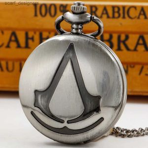 Pocket horloges retro casual ketting kwarts heren zak steampunk hanger pocket heren Watch cadeau reloj y240410