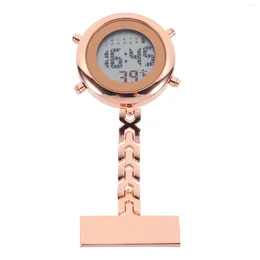 Montres de poche table numérique suspendu fob bac à revers miroir matériau: alliage en verre ordinaire portable enfant