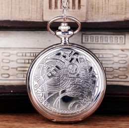 Montre de poche Porte-clés Montres Nightmare Before Watch Lovely Elegant Nurse Gifts Tree Pocket Skeleton