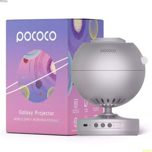 POCOCO Galaxy Projector Home Planetarium Ster voor Stressverlichting Nachtlampje Bureau DecorPerfecte cadeau-ideeën 240126