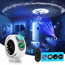 Pococo Home Planetarium Star Projecteur Ultra Clear Galaxy Projecteur Auto-Off Timer Remote Control Night Light for Room Decor HKD230812