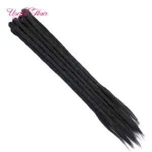 Podread Lock Extensions de cheveux en queue de cheval Dreads Extensions de dreadlocks faites à la main Reggae Crochet Hip-Hop Dreads Crochet Tressage Cheveux