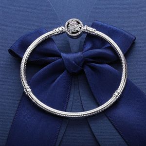 Poetic Blooms fermoir serpent chaîne bracelet à breloques authentique 925 en argent Sterling femmes bijoux de mariage pour pandora petite amie cadeau perles bracelets