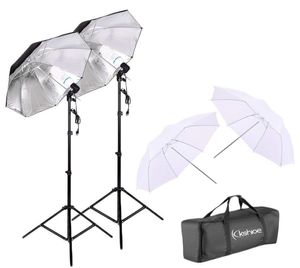 Pography Dual PO Paraplu Lighting Video Kit Paraplu Reflector PO Light Bulb Tall Studio Umbrella Flash Strobe Light STA4169852