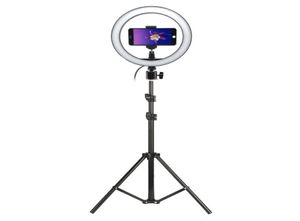 Pogografía LED Selfie Ring Light 10 pulgada PO Studio Camera Light with Tripod Stand For Tik Tok Vk YouTube Video en vivo MATENIMIENTO C1008759881