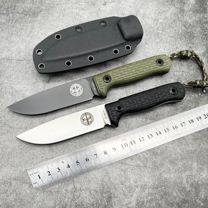 Pohl Force Jungle Urvival Traight Knife with Heath Fixed Blade Niolox Teel Outdoor Camping Hunting Military Tactical Gear Combat Portable Elf Defene