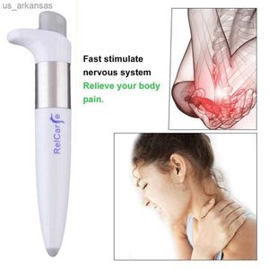 Point Massage Pen Portable De Poche Électronique Pulse Analgésie Stylo Soulagement De La Douleur Sciatique Articulation L230523