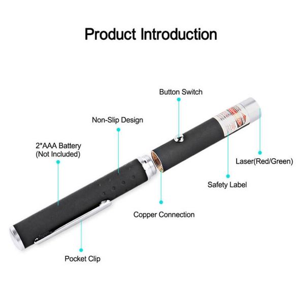 Pointer Pen 3 Pack Sight 5MW Alta potencia potente verde azulado rojo Red Herramienta de supervivencia de la supervivencia de primeros auxilios Light63332948