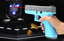 Poireurs Continuous Shell Ejection Laser Shooting Simulator Blowback peut lancer une suspension vide semi-automatique divertissement en intérieur