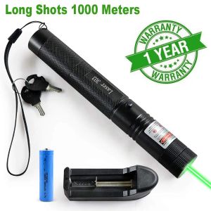 Poireurs Pointers laser verts Lazer Lights Torch Strong High Power Tactical Military 532NM 5MW Highpower Device Lazer pour la chasse