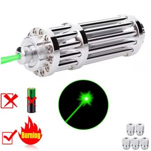 Pointers Jacht 532 nm 5 mw Groene Laser Sight Laser Pointer Hoog krachtig apparaat Instelbare focus Lazer Lasers penkop Brandende lucifer