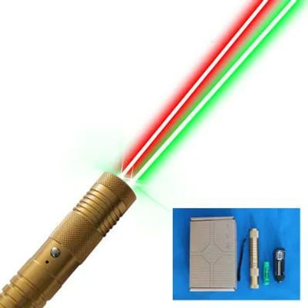 Pointeurs Laser multicolore rouge et vert Combo pointeur Laser lampe de poche 5000m meilleur choix de cadeau