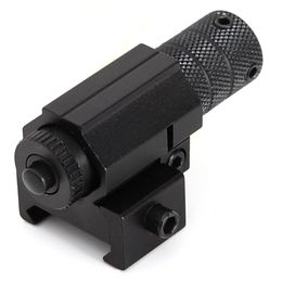 Pointeurs Puissant pointeur Laser Mini visée Laser rouge Picatinny ensemble de montage sur Rail pour pistolet fusil pistolet tir Airsoft chasse portée accessoire