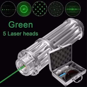 Pointeurs Puissant pointeur laser rouge vert 5mw pointeur laser mise au point réglable laser torche stylo accessoires pour armes de chasse