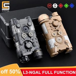 Pointers WADSN New L3NGAL IR Laser Funcional Airsoft Red Green Blue Dot Sight Laser Pointer Hunting Weapon Light NGAL Fit 20mm Rail