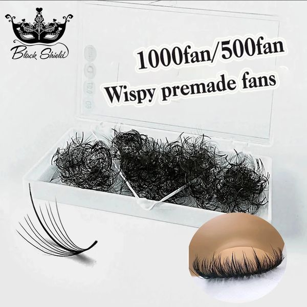 Pointy Base Wispy 5d 7d 9d CD Curl Volume Volume Volume Fan Eyellash extension Faute des ventilateurs lâches Sands False Lashes Extension 240416