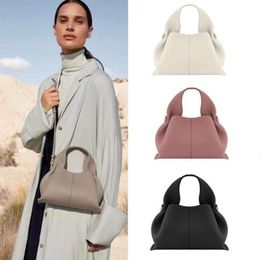 Pol nummer negen mini - klein pakje koehide wolkentas handheld een schouder crossbody tas