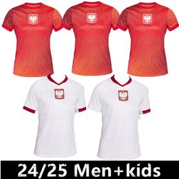 Polen 2024 Thuis Uit Voetbalshirt 18 Bartosz Bereszynski 10 Grzegorz Krychowiak 24 Przemyslaw Frankowski 13 Jakub Kaminski 6 Krystian Bielik Nationaal Team888