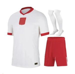 Poland 2024 Jerseys de football Lewandowski Home Away 24 25 Polska Team National Team Milik Piszczek Piatek Grosicki Krychowiak Zielinski Football Shirt Kit Mena