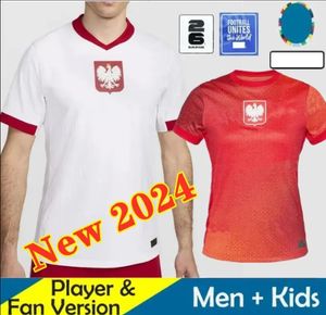 POLAND EURO 2024 3XL 4XL LEWANDOWSKI SOCCER JIENS MANNEN KIDS KIT POLONIA 2025 Zielinski Milik Zalewski Pools voetbalshirt Polen Uniform Boy 24 25 Pologne Euro Kits