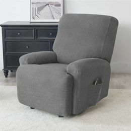 Polar Fleece Lavable Extraíble Dividir Silla Reclinable Cubierta Slipcovers Perro Gato Mascota Solo Asiento Sofá Lazy Boy Sillón Sofá Cubierta 211102