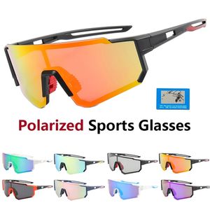 Polarized Cycling Glasses Outdoor Sports Bike Eyewear Men Women Mountain Road MTB Bicycle UV400 Sunglasses Riding Goggles 220525