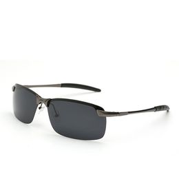 Gepolariseerde Driving Sunglasses Goggles Eyewear Mode Heren Wieler Sport Bril Veiligheid UV 400 Beschermende Goggles 6 Stks / partij 4 Kleuren